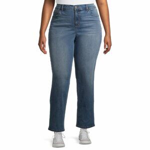 Brand New Women's Size 18w Terra & Sky Straight Leg Jeans